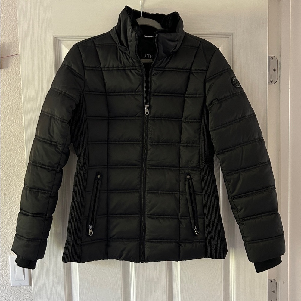 Nautica Black Puffer Jacket